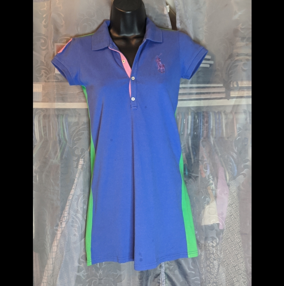 Mini shirt dress.